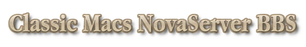 Classic Macs NovaServer BBS